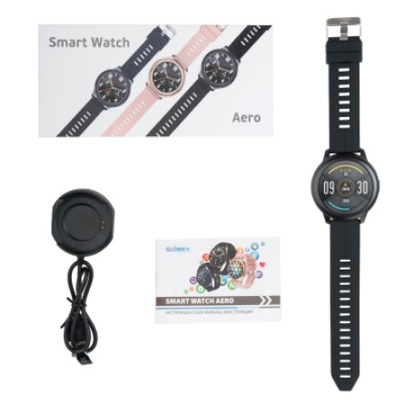 Smart часы Globex Smart Watch Aero Black фото №6