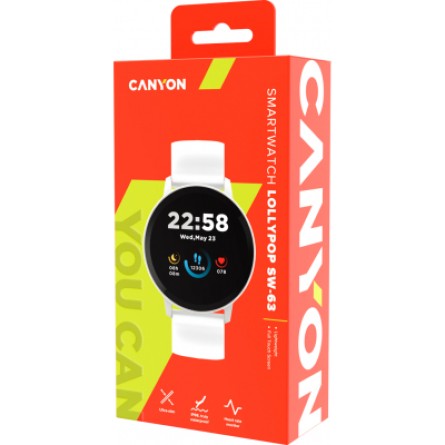 Smart годинник Canyon CNS-SW63SW Lollypop (CNS-SW63SW) фото №7