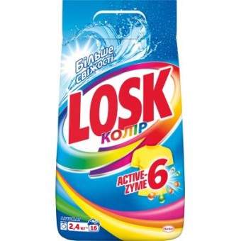 Зображення Порошок для прання Losk Колор 2.4 кг (9000101411683)