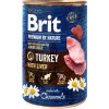 Консерва для собак Brit Premium by Nature індичка з печінкою індички 400 г (8595602538553)