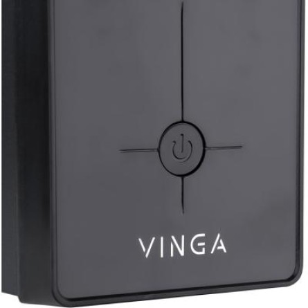 Источник бесперебойного питания Vinga LCD 600VA metal case (VPC-600M) фото №5