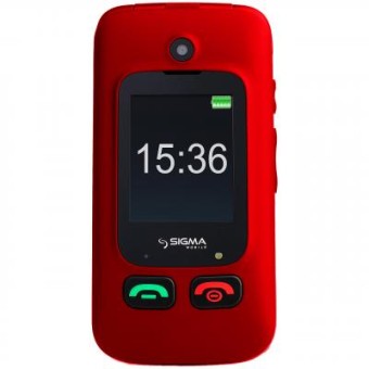 Изображение Мобильный телефон Sigma Comfort 50 Shell DS Black-Red