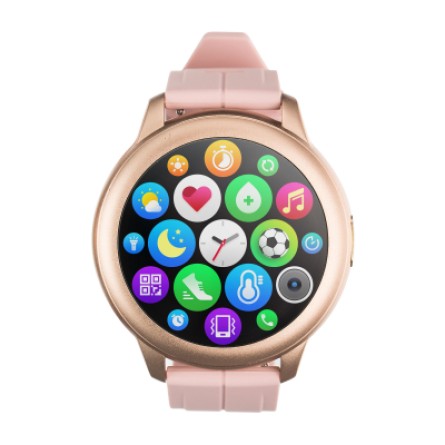 Smart часы Globex Smart Watch Aero Gold-Pink фото №2