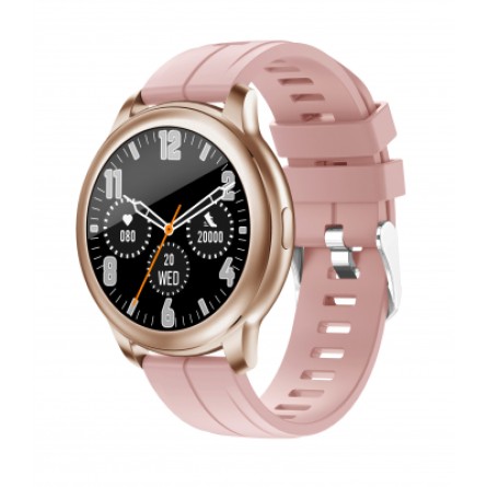 Smart часы Globex Smart Watch Aero Gold-Pink