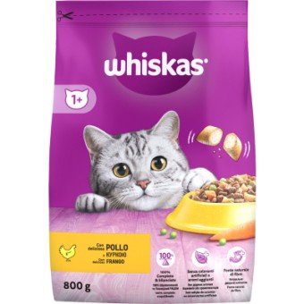 Зображення Сухий корм для котів Whiskas з куркою 800 г (5998749144367)
