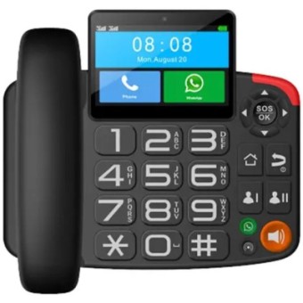 Изображение Мобильный телефон Maxcom Comfort MM42D 4G Black (5908235976570)