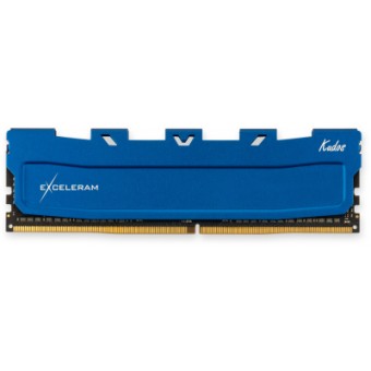 Изображение Модуль памяти для компьютера Exceleram DDR4 16GB 2400 MHz Blue Kudos  (EKBLUE4162417A)