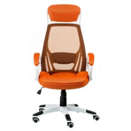 Офісне крісло Special4You Briz orange/white (000002193) фото №2