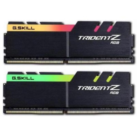 Модуль пам'яті для комп'ютера G.Skill DDR4 16GB (2x8GB) 3600 MHz TridentZ RGB Black  (F4-3600C18D-16GTZR)