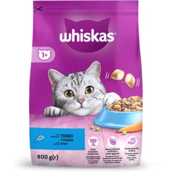 Изображение Сухий корм для котів Whiskas з тунцем 800 г (5900951305269)