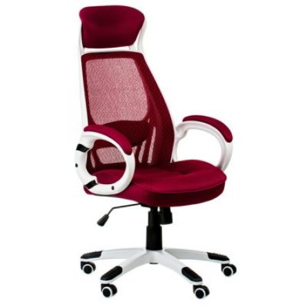 Офісне крісло Special4You Briz red/white (000002194) фото №3