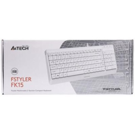 Клавіатура A4Tech FK15 White фото №10