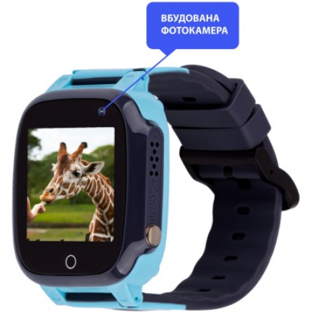 Smart годинник AmiGo GO008 MILKY GPS WIFI Blue (873292) фото №3