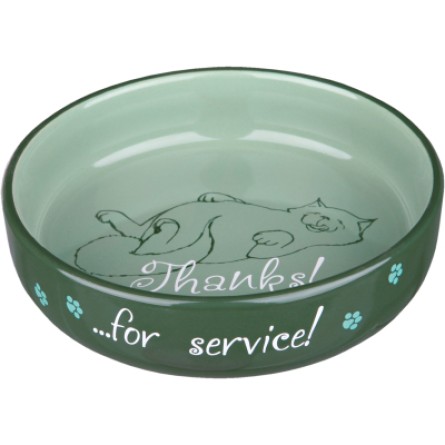 Посуд для котів Trixie Посуда для кошек  Миска для короткомордых пород 300 мл/15 см (4011905247953) фото №2