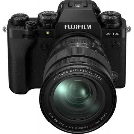 Цифрова фотокамера Fujifilm X-T4   XF 16-80 F4 Kit Black (16651277) фото №10