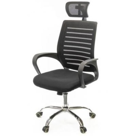 Офісне крісло АКЛАС Фиджи NEW CH TILT Черное (20785)