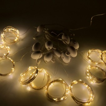 Изображение Гирлянда Novogod`ko штора на мед.проводе, 200 LED, тепл.бел. 2*2 м (974222)
