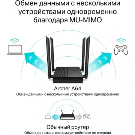 Маршрутизатор TP-Link ARCHER A64 (ARCHER-A64) фото №5