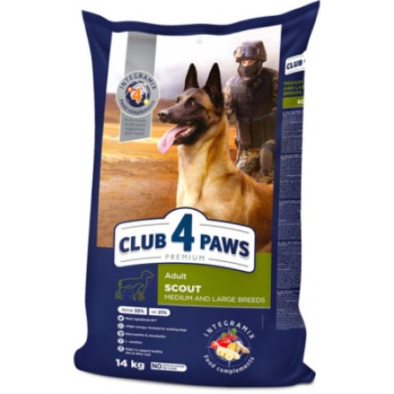 Сухий корм для собак  Преміум. Скаут для середніх та великих порід 14 кг (4820215362917)