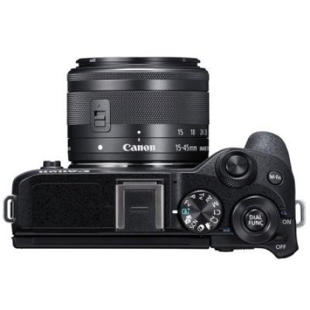 Цифровая фотокамера Canon EOS M6 Mark II   15-45 IS STM   EVF Kit Black (3611C053) фото №9