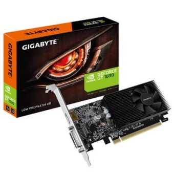 Зображення GigaByte Видеокарта GeForce GT1030 2048Mb  (GV-N1030D4-2GL)