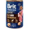 Консерва для собак Brit Premium by Nature ягня з гречкою 800 г (8595602538638)