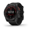 Smart годинник Garmin fenix 7X Sol Slate Gray w/Black Band, GPS (010-02541-01)