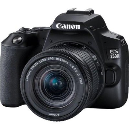 Цифрова фотокамера Canon EOS 250 D kit 18 55 IS STM Black