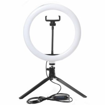 Зображення Набір блогера XoKo BS-210 2in1 stand 160cm with LED lamp 26cm, tripod 19cm tabl (BS-210)