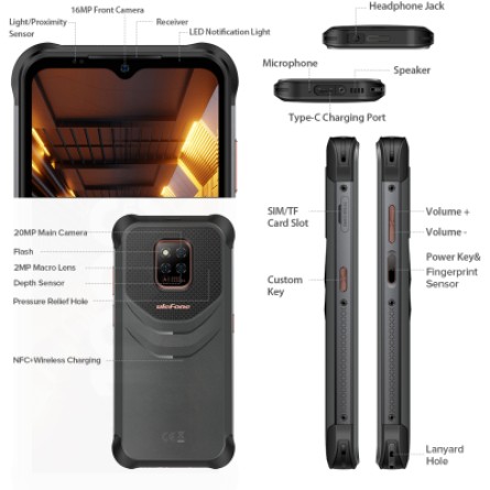 Смартфон Ulefone Power Armor 14 Pro 6/128Gb Black (6937748734673) фото №12