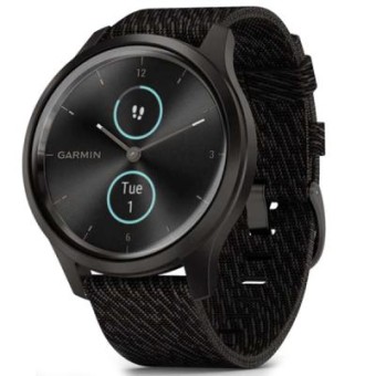 Изображение Smart часы Garmin vivomove Style, Graphite, Black Pepper, Nylon (010-02240-23)