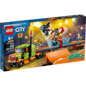 Зображення Конструктор Lego City Stunt Грузовик для шоу каскадёров 420 деталей (60294)