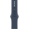 Смарт-годинник Apple Watch Series 9 GPS 41mm Silver Aluminium Case with Storm Blue Sport Band - M/L (MR913QP/A) фото №3
