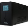 Джерело безперебійного живлення Vinga LCD 600VA metal case with USB (VPC-600MU)