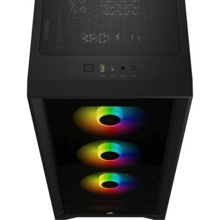 Корпус  iCUE 4000X RGB Tempered Glass Black (CC-9011204-WW) фото №5