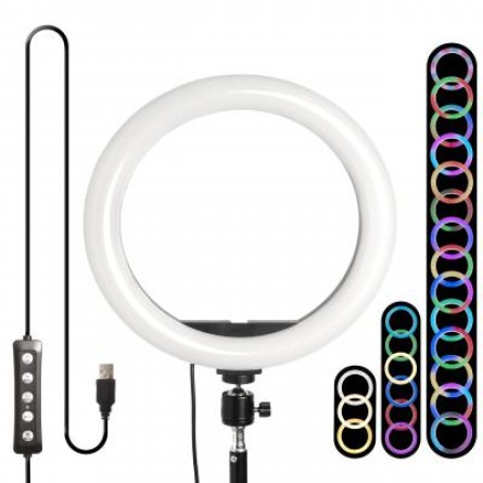 Набір блогера XoKo BS-600  stand 65-185cm with RGB LED, microphone, remote cont (BS-600 ) фото №2