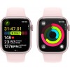 Смарт-годинник Apple Watch Series 9 GPS 41mm Pink Aluminium Case with Light Pink Sport Band - S/M (MR933QP/A) фото №8