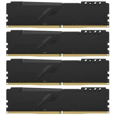 Модуль пам'яті для комп'ютера  DDR4 64GB (4x16GB) 3200 MHz Fury Black  (HX432C16FB4K4/64) фото №3