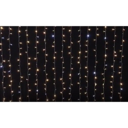 Гірлянда Novogod`ko штора 272 LED, теплый белый, 3*2,6м (973773)