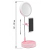 Набір блогера XoKo BS-700 mini stand 30-58cm with LED lamp 16cm mirror (BS-700mini) фото №3