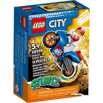 Зображення Конструктор Lego City Stunt Реактивный трюковый мотоцикл 14 деталей (60298)