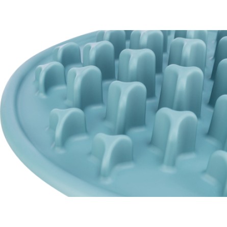 Посуд для котів Trixie Посуда для кошек  Коврик Pillars Медленное кормление d 35 см (голубой) (4011905250380) фото №5