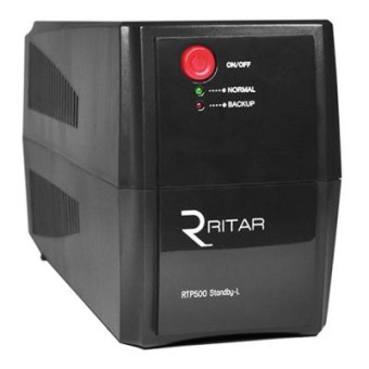 Зображення Джерело безперебійного живлення Ritar RTP500 (300W) Standby-L (RTP500L)