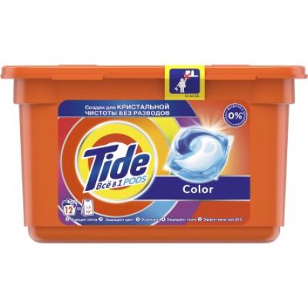 Капсули для прання Tide Все-в-1 Color 12 шт. (8001090758231)
