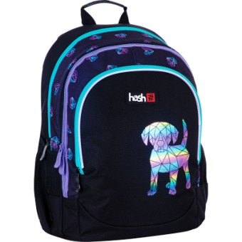 Зображення Рюкзак шкільний Hash AB350 Best Friend Чорний з фіолетовим (502023105)