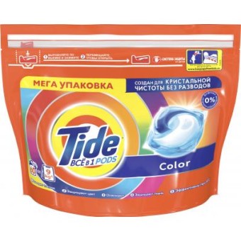 Зображення Капсули для прання Tide Все-в-1 Color 60 шт. (8001841583464)