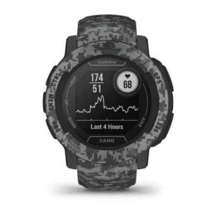 Smart часы Garmin Instinct 2, Camo Edition, Graphite Camo, GPS (010-02626-03) фото №2