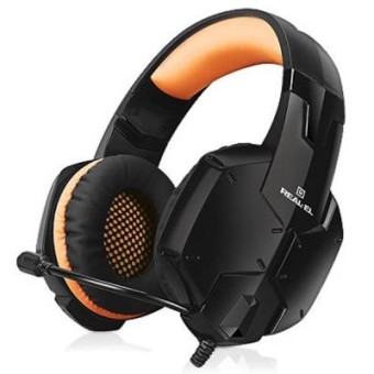 Зображення Навушники REAL-EL GDX-7700 SURROUND 7.1 black-orange