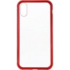 Чехол для телефона Armorstandart Magnetic Case 1 Gen. iPhone XS Clear/Red (ARM53388)