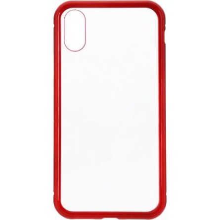 Чохол для телефона Armorstandart Magnetic Case 1 Gen. iPhone XS Clear/Red (ARM53388)